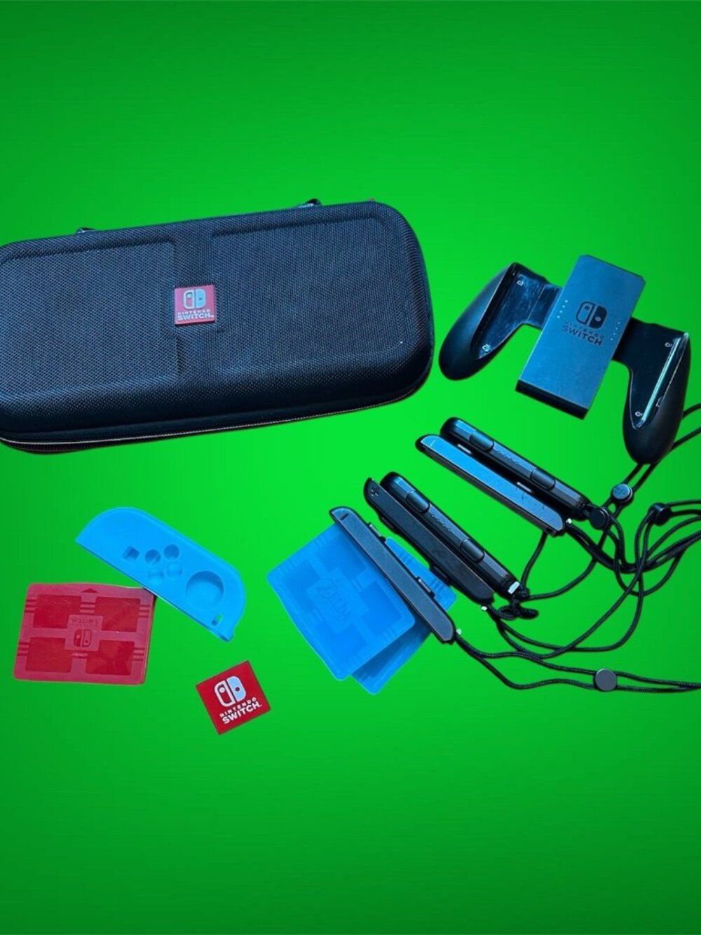 OEM Nintendo Switch Joy-Con Controller Accessories Grip Straps Zelda Case Pin